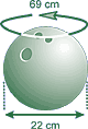 Dimension d'une boule
